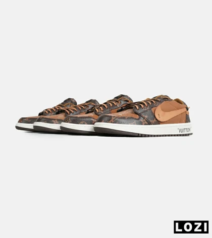 کفش کتانی مردانه و زنانه NIKE jordan 1 x LOUIS VUITTON مدل 6917