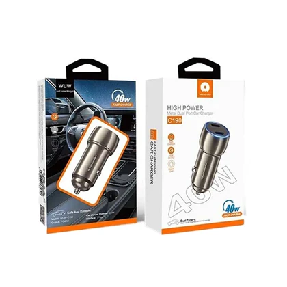 شارژر فندکی 40W مدل WUW HIGH POWER C190