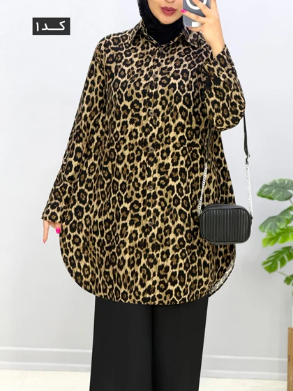 مانتو جلو دکمه نخی رافیا کد 9574028