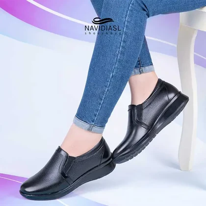 کفش زنانه چرم اداری و روزانه کد 2009006