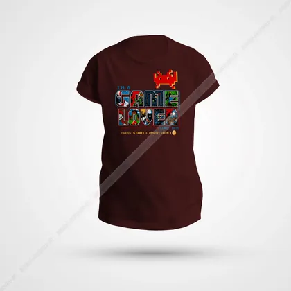 تیشرت گیمینگ طرح Game LOver