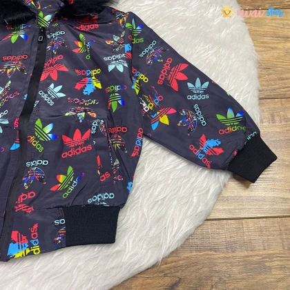 ست 3 تکه سویشرت بلوز شلوار adidas مناسب 4 تا 12 سال
