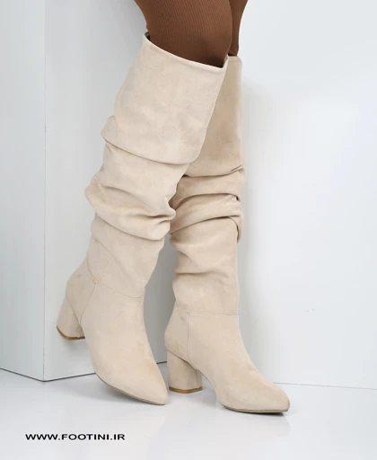 بوت بلند چروک پاشنه‌بلند MR