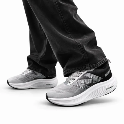 کتانی مردانه مدل رانینگ نیوبالانس طوسی مشکی New BALANCE