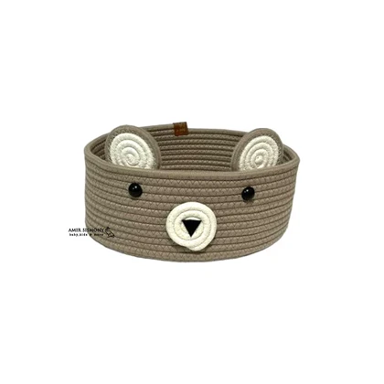 سبد بهداشتی گرد طرح خرس isiz