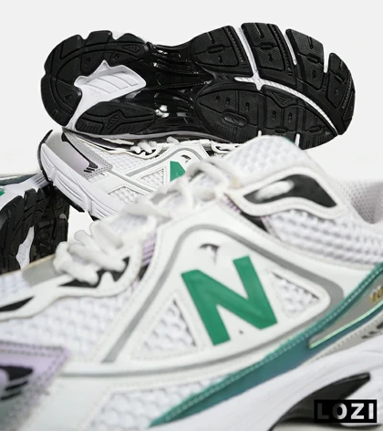 کفش کتانی مردانه و زنانه سفید سبز NEW BALANCE 1064 V.2 مدل 5672