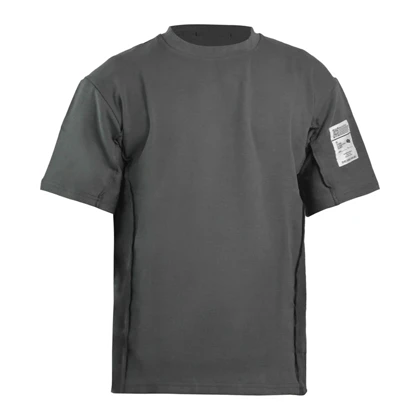 ست تیشرت و شلوارک اسپرت دنیم ور مدل HZ-202 طوسی تیره