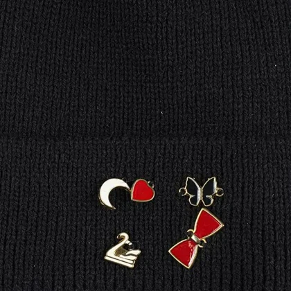 کلاه بافت اکسسوری دار زنانه - 03251153