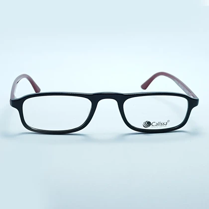 عینک طبی مطالعه کالیسا مدل CA0018/C0105 مشکی - شرابی
