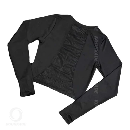 کراپ آستین بلند NIKE پشت توری