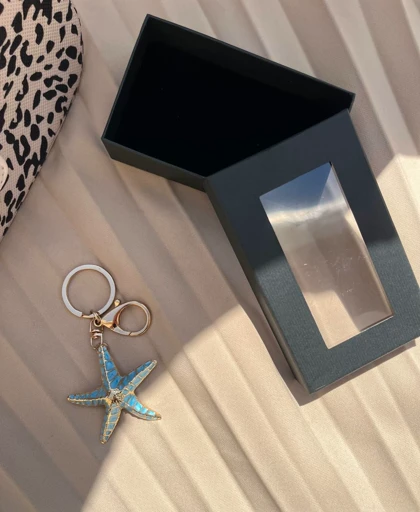 آویز کیف چارم جعبه دار starfish