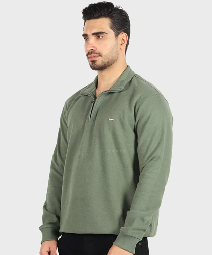 دورس نیم زیپ مردانه یقه سه سانت 0642