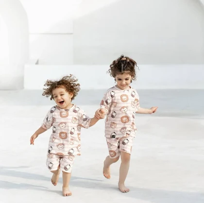 ست تیشرت و شلوار منزلی مادر و فرزند