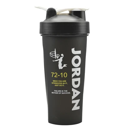 شیکر ورزشی یک تیکه جردن مدل 10-72 رنگی درب ضامنی ظرفیت 0.6 لیتر