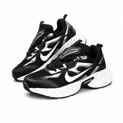 کفش کتانی ست زنانه و مردانه نایکیv5k مشکی نایک سفید (کیفیت درحد مستر) Nike V5k