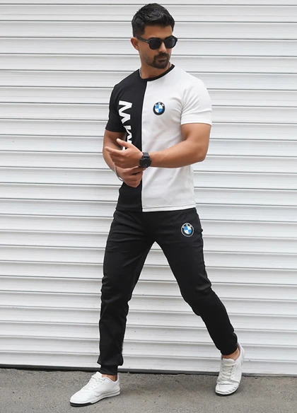 ست تیشرت شلوار bmw مردانه مدل Noman