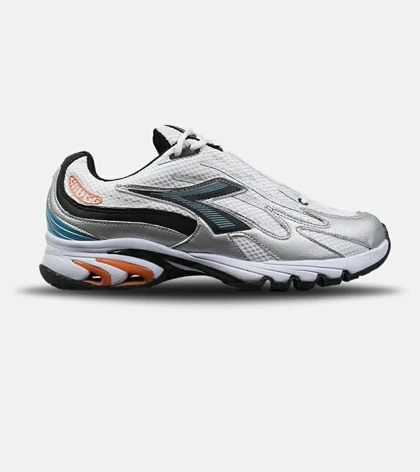 کفش کتانی مردانه و زنانه سفید طوسی Diadora مدل 8912