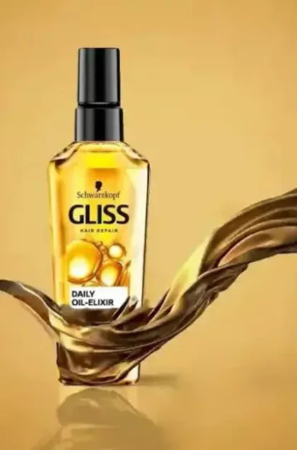 روغن مو گلیس مدل Daily Oil حاوی روغن آرگان و ویتامین E