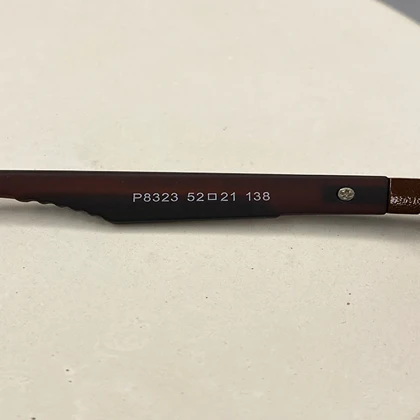 عینک آفتابی پورشه دیزاین با فریم کائوچو و لنز پلی‌کربنات پلاریزه UV400 Porsche Design Polarized