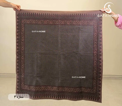 سفره رومیزی مخمل ترک سایز 100*100 سانتی متر