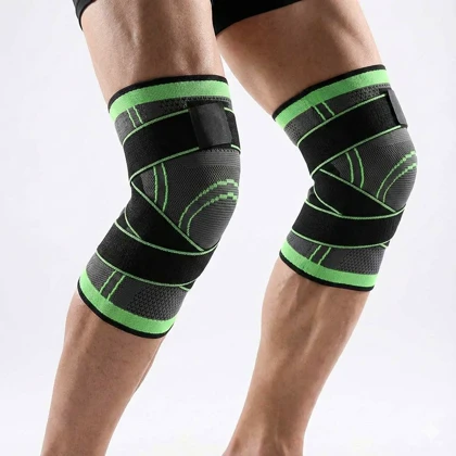 زانوبند چسبی بدنسازی (2 عددی) طول 30 سانت مستر کوالیتی