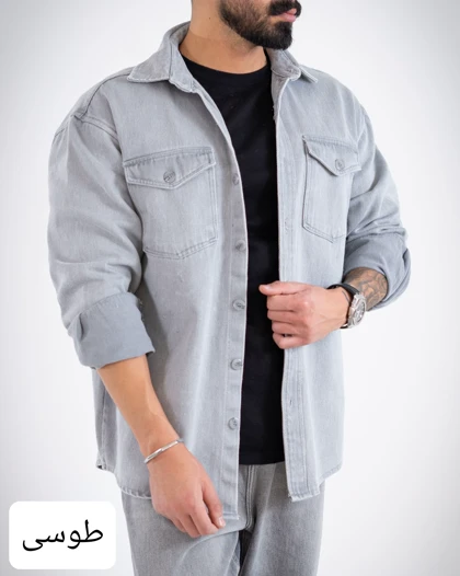 پیراهن جین مردانه وارداتی-کد4767