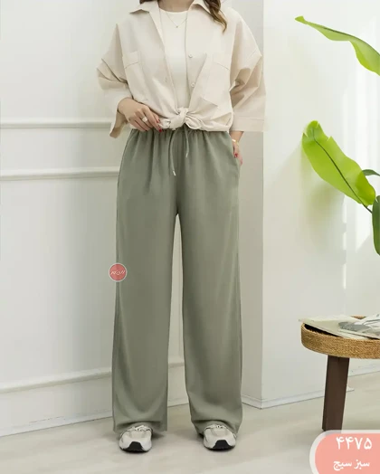 شلوار بگ لینن رویال 4475