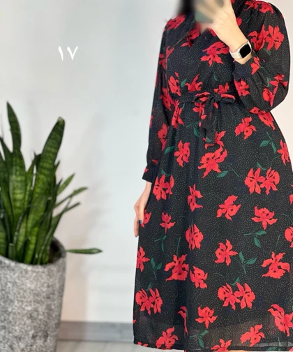 پیراهن حریر میدی41