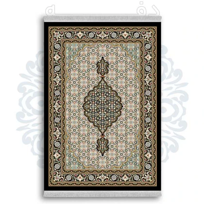 فرشینه از جنس پارچه هازان مخمل ترک طرح سنتی و مدرن برند دفه کد DDSS175