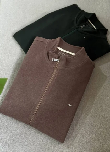 سویشرت مردانه جلو زیپ متین