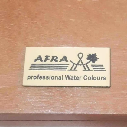 آبرنگ 48 رنگ افرا Afra مدل Professional Whole Pans با جعبه چوبی