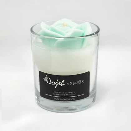 شات شمع دوژه طرح گل