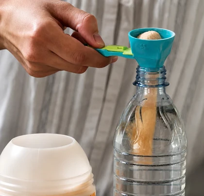 پیمانه مکمل کشویی مدرج مدل Slide Scoop بسته دو عددی
