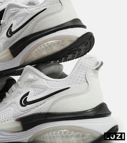 کفش کتانی مردانه سفید مشکی Nike air max pluse