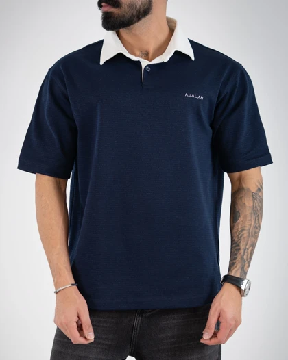 پولوشرت وارداتی ژاکارد-کد4797