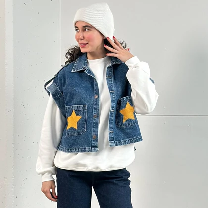 وست بغل چاک‌دار زنانه91061 اچ اند اچ