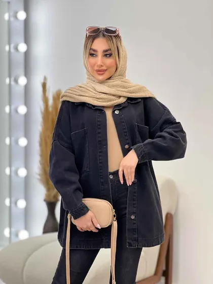 مانتو جین دو جیب