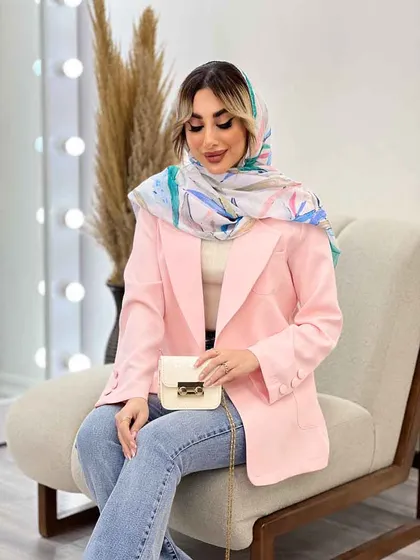 مانتو مازراتی یقه انگلیسی تک جیب