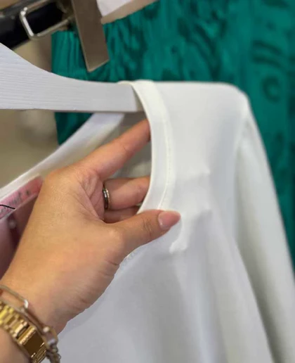 بلوز و شلوار سایز بزرگ نخ پنبه سکسن کد40835