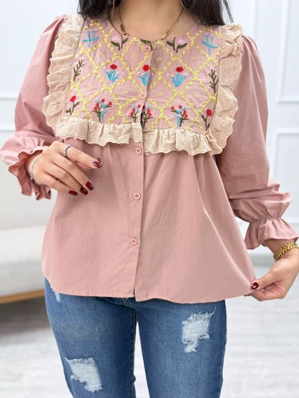 شومیز فانتزی گلدوزی