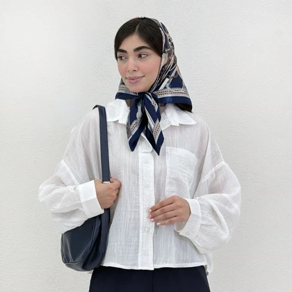 شومیز زنانه پری یقه مردانه| آی بولک