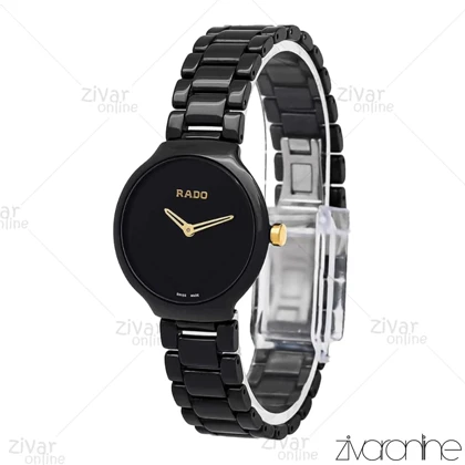 ساعت رادو زنانه سرامیکی صفحه مشکی مهندسی 106332