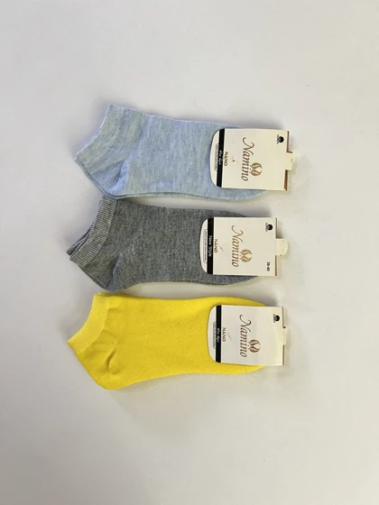 جوراب دخترانه نیم ساق رنگی 20008