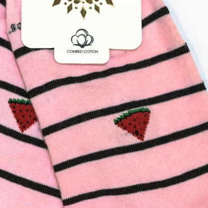 جوراب ساق کوتاه طرح هندوانه فانتزی