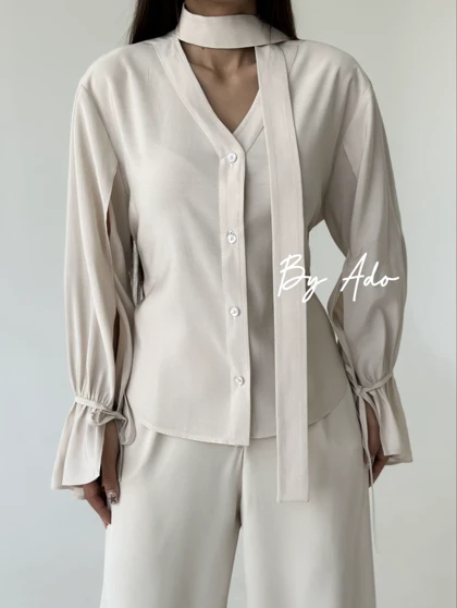 شومیز پشت گره 0477