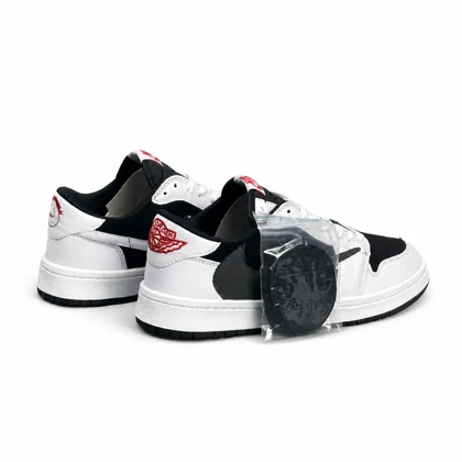 کفش کتانی مردانه مدل نایکی ترویس سفید مشکی نایک طوسی Nike travis