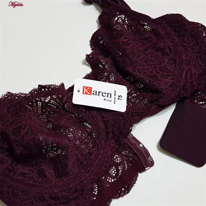 سوتین شیردهی فنردار کارنا رز عنابی کد 4866-900