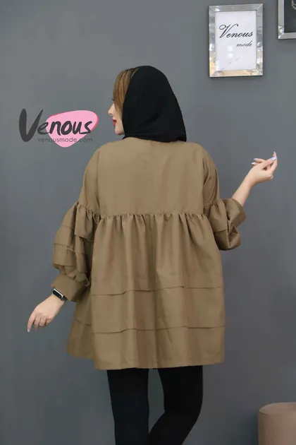مانتو عروسکی چین‌دار
