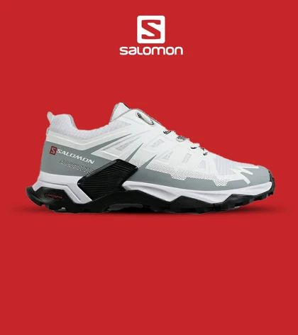 کفش کتانی سفید طوسی مردانه و زنانه Salomon XT-Slate Advanced مدل 7346