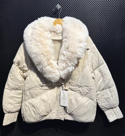 کاپشن زنانه وارداتی خزدار